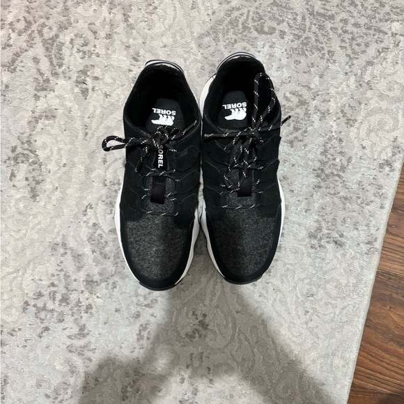 Sorel Kinetic Impact Caribou Waterproof Black Tan Boots - Picture 8 of 11